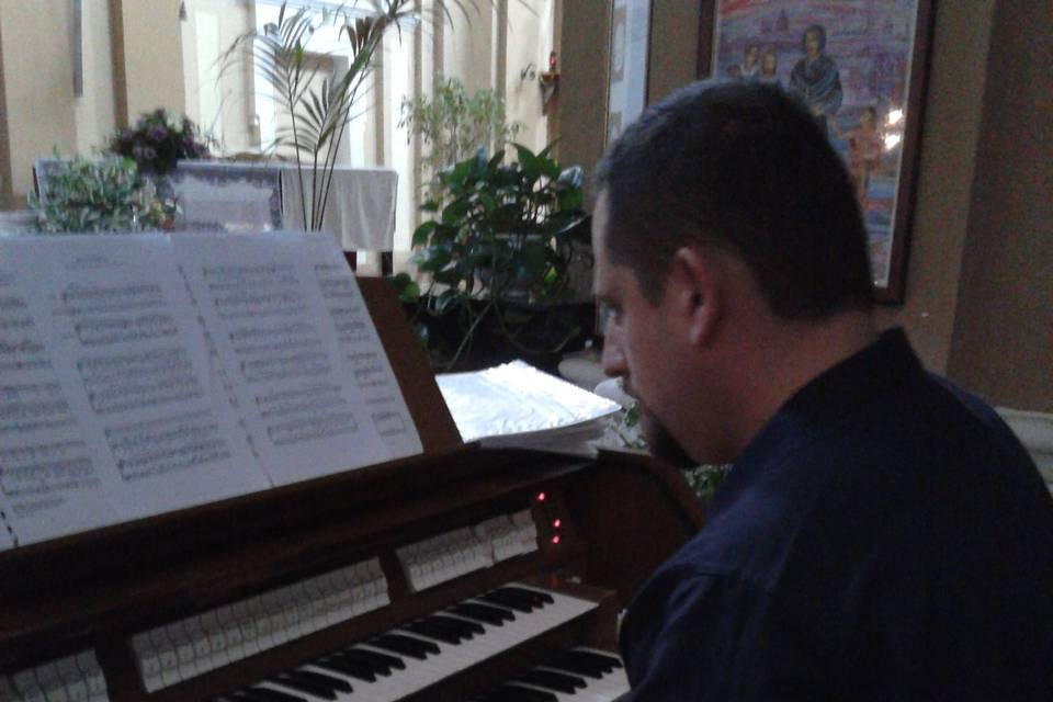 Wedding organist