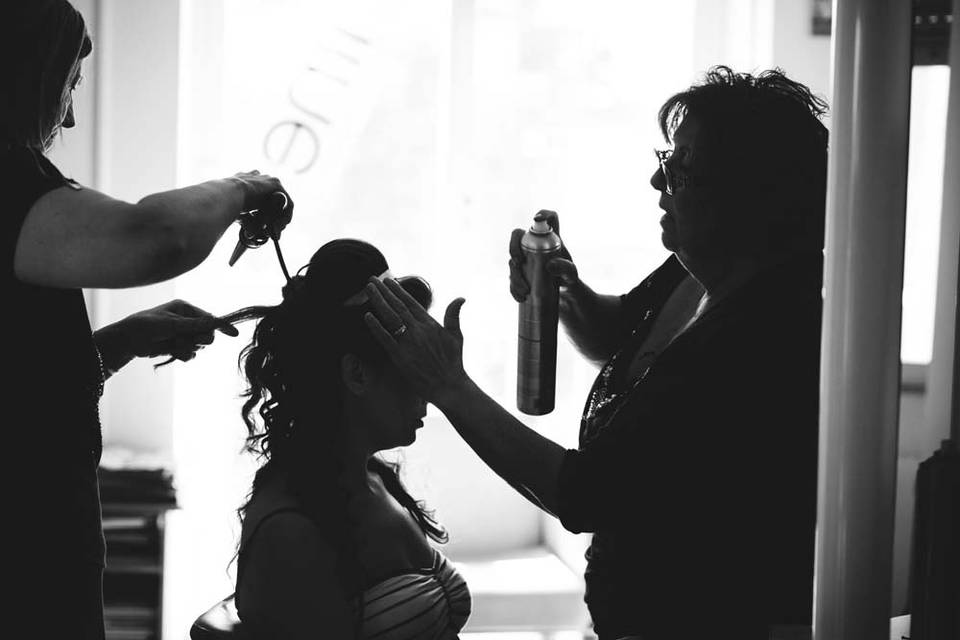 Preparazione sposa