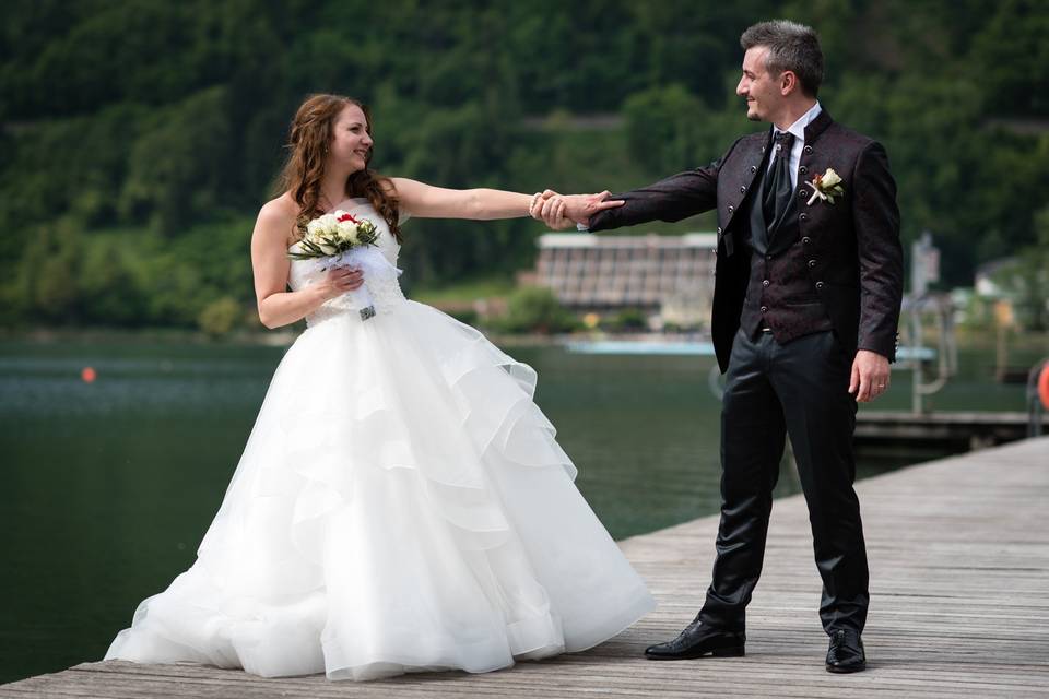 Matrimonio lago di Levico