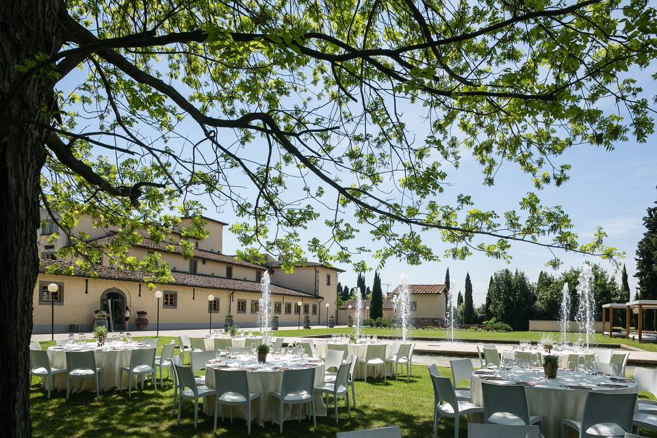 Villa con parco Firenze