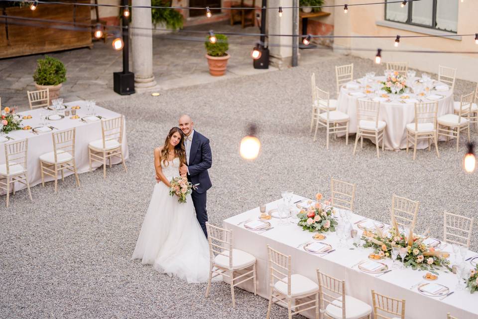 Matrimonio Villa Bossi, sposi