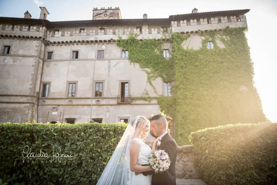 Tramonto al castello ruspoli