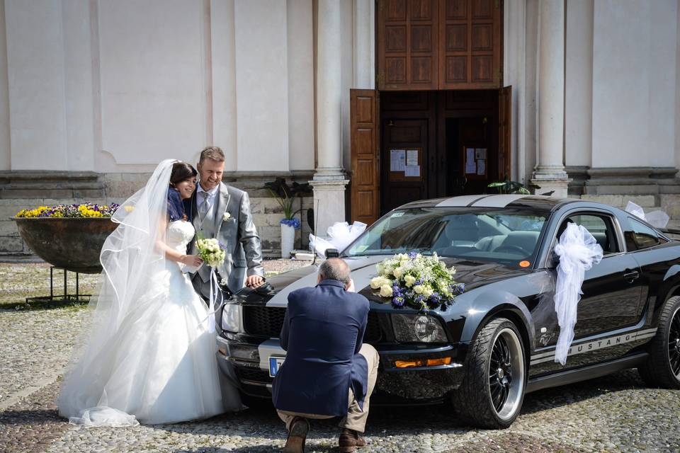 Noleggio mustang matrimonio