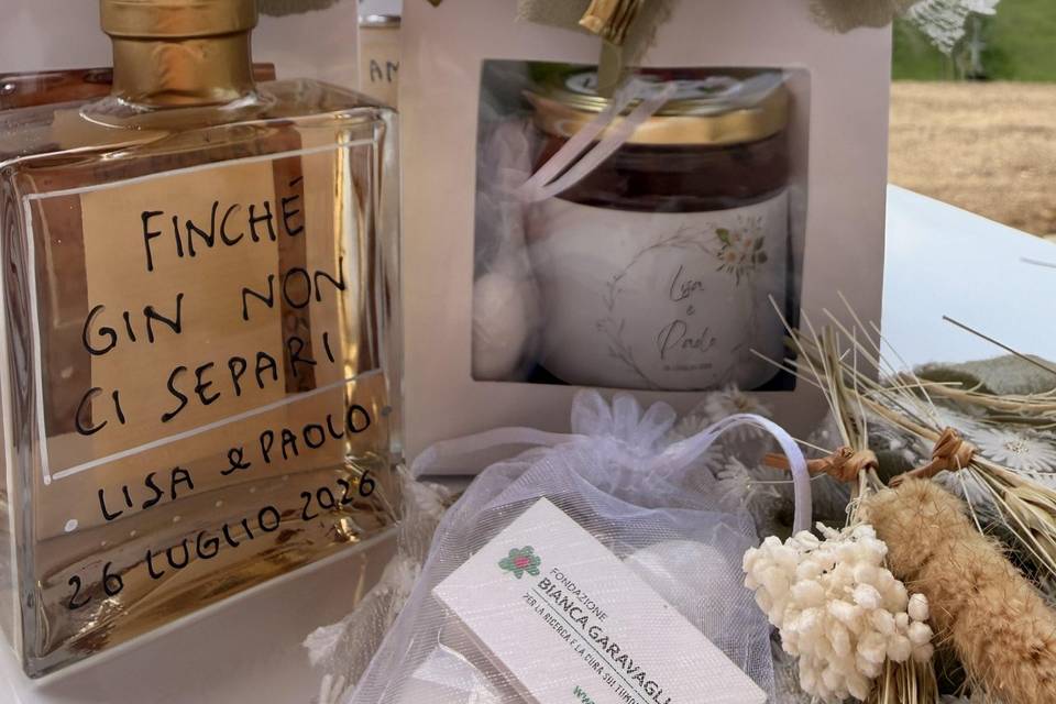 Gin personalizzato e confettur