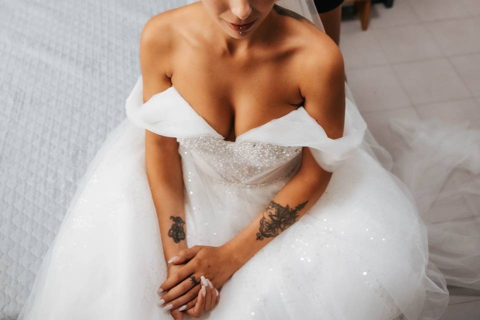 Preparazione sposa