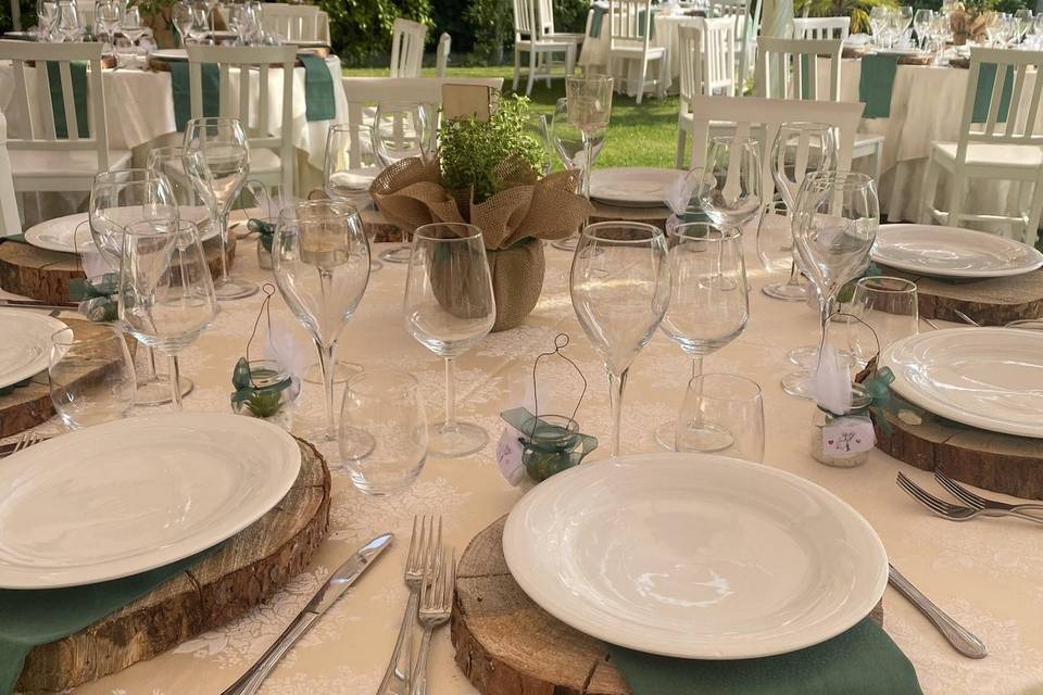 Rustic mise en place