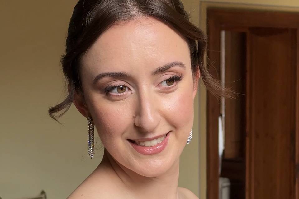 Dettaglio makeup sposa