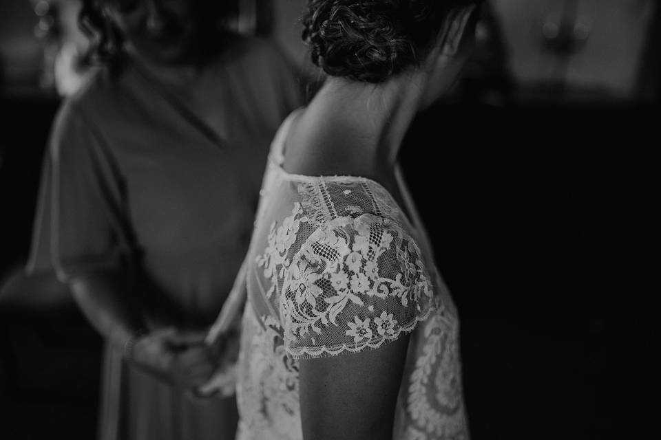 La vestizione della sposa