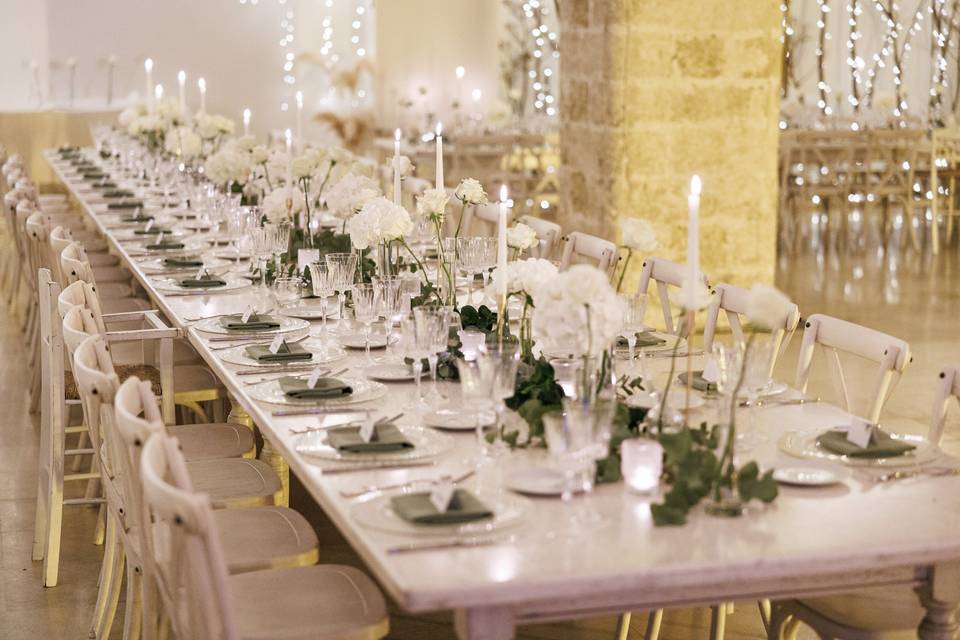 Allestimento sala interna