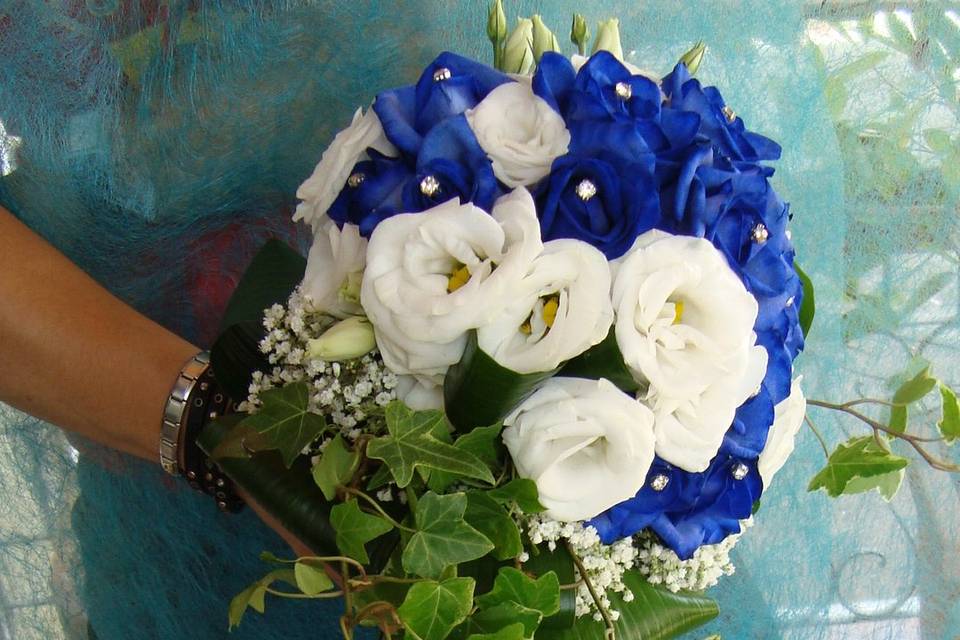 Rose blu,lisianthus bianchi