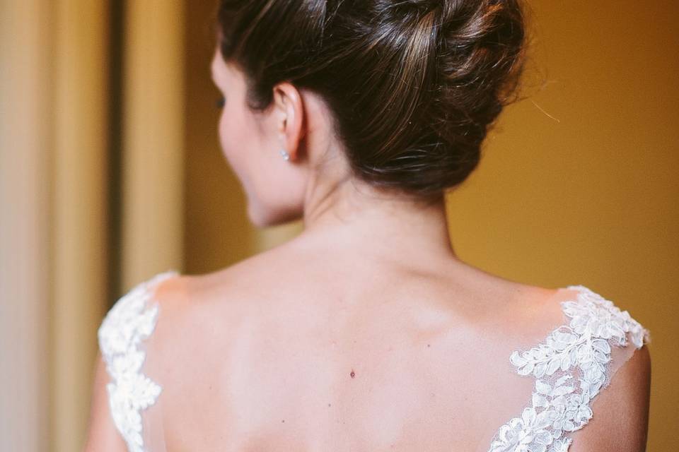 Fiore per capelli sposa