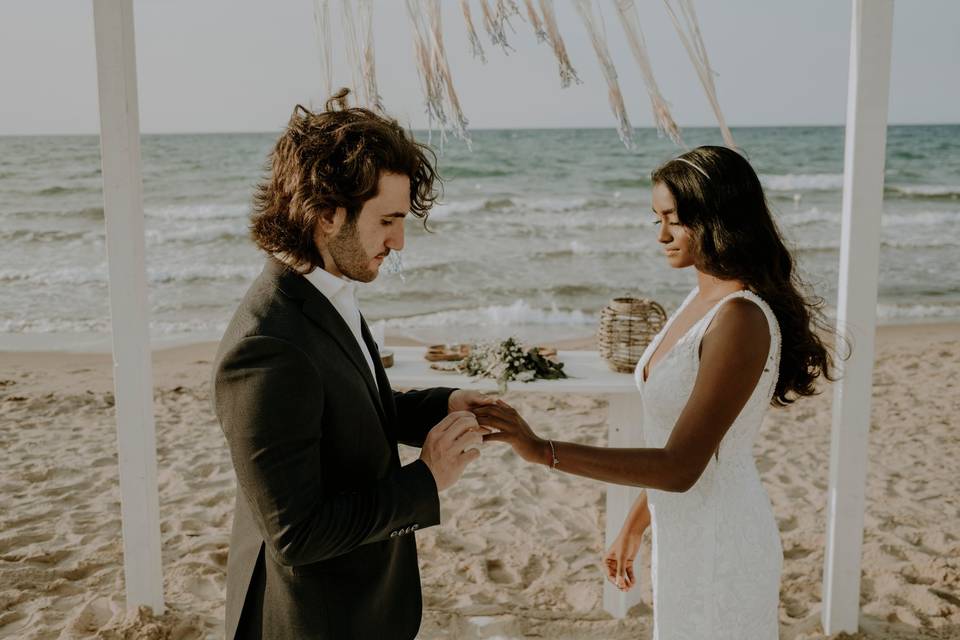 Beach wedding