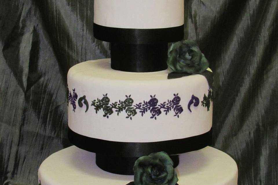 Wedding cake Black & White