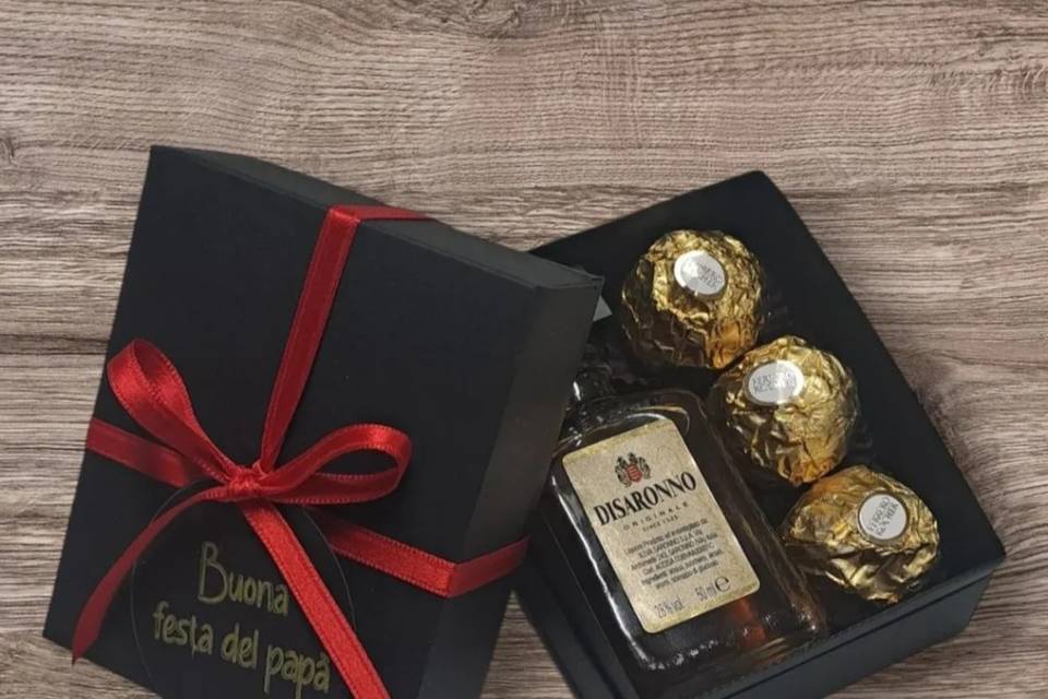Liquore mignon e cioccolatini