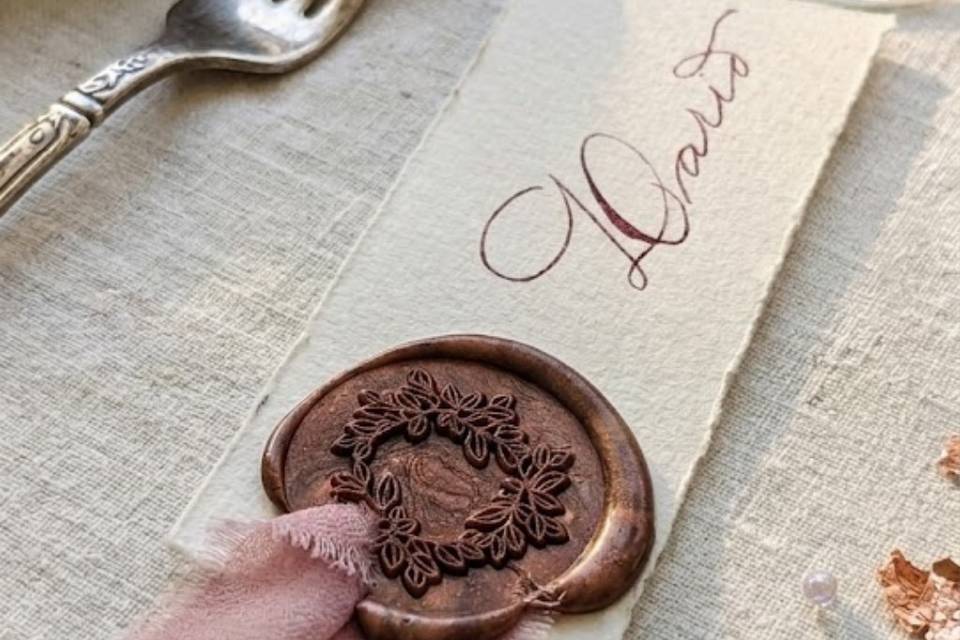 Segnaposto ceralacca