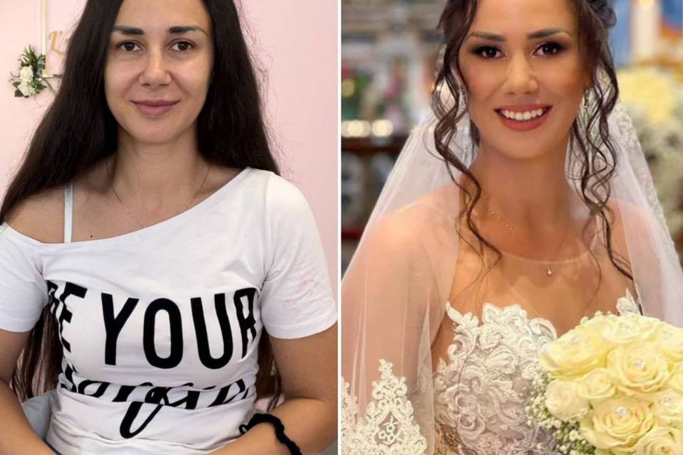 Prima e dopo sposa