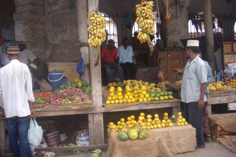 Mercato frutta africa