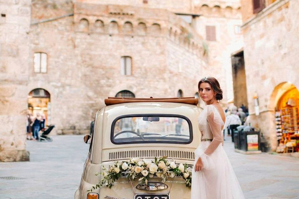 Sposa in a taormina
