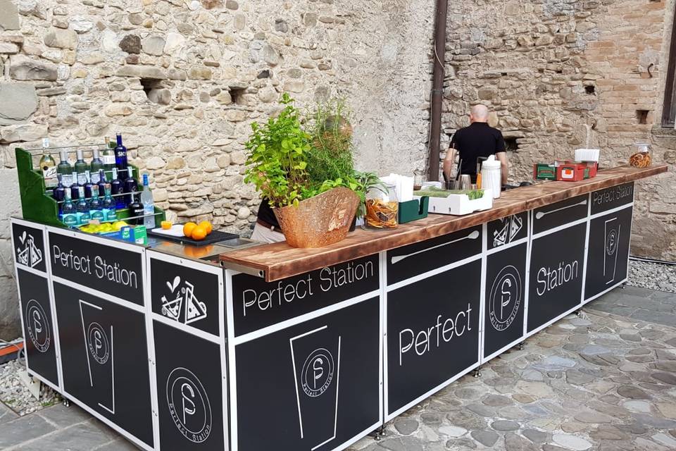 Postazione barman esterno