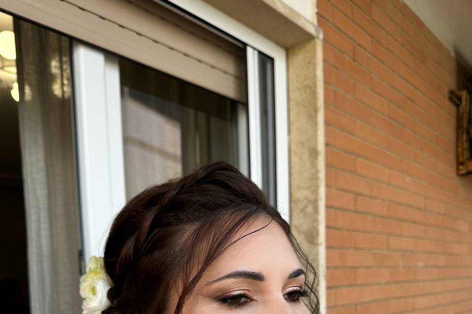 Make-up sposa romantico