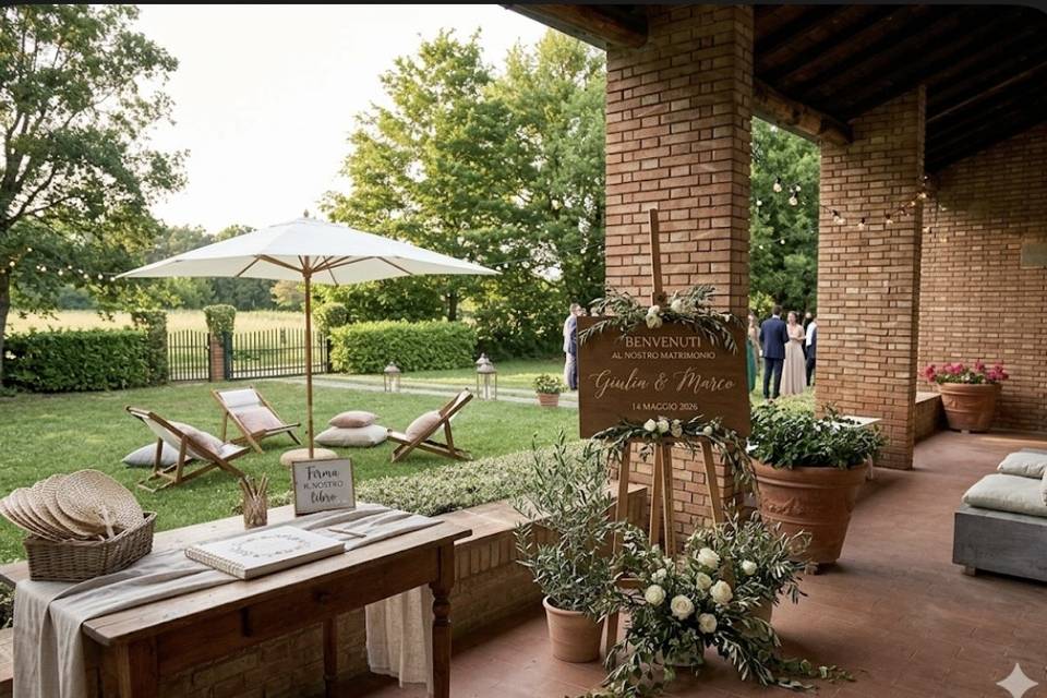 Wedding welcome