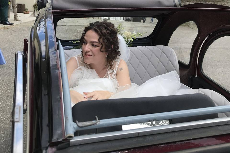 La giovane sposa in attesa