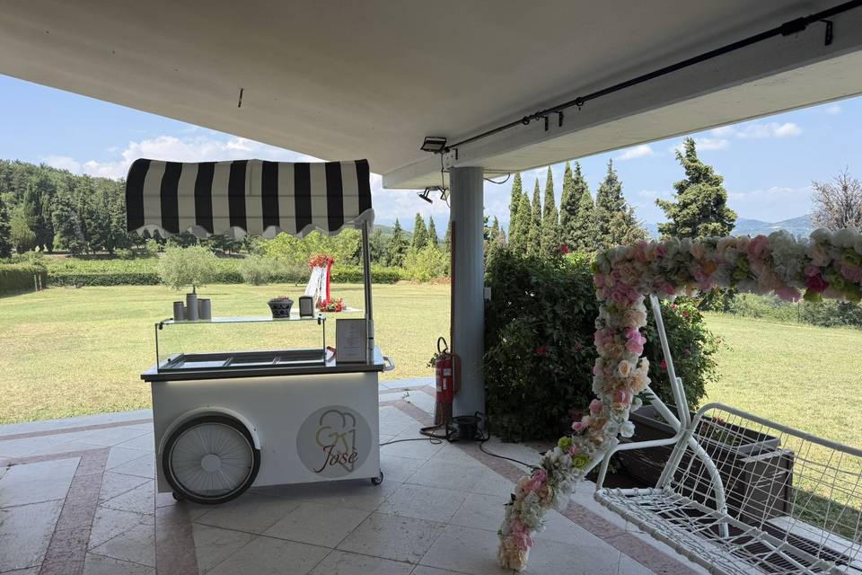 Sotto il porticato