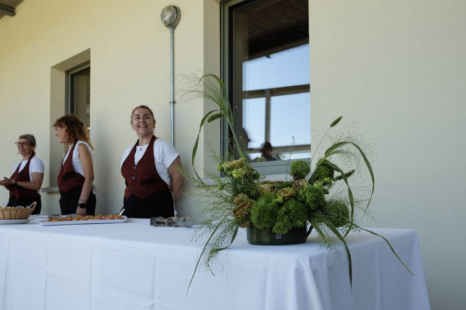 Buffet all'aperto