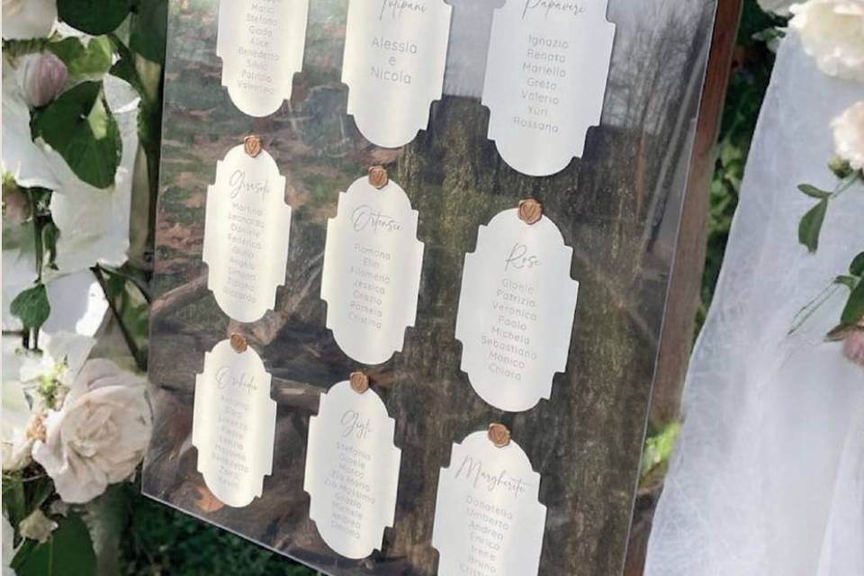 Tableau mariage