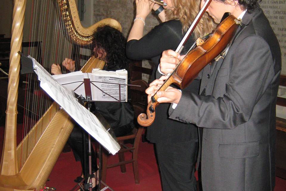 Trio Flauto Violino Arpa cerimonia