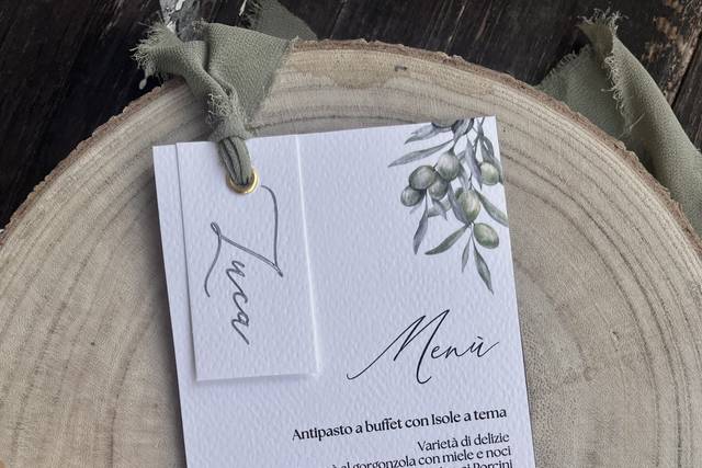 Menù segnaposto