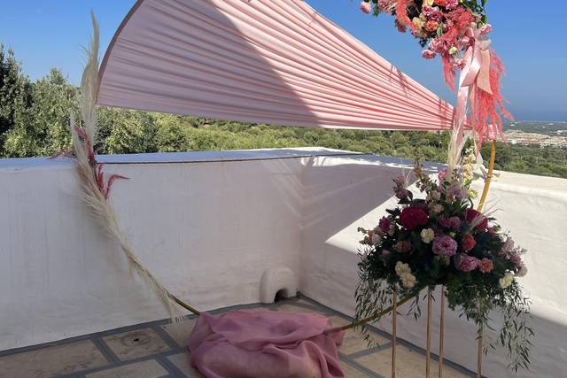 Allestimento angolo torta