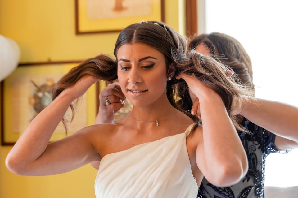 Preparazione sposa