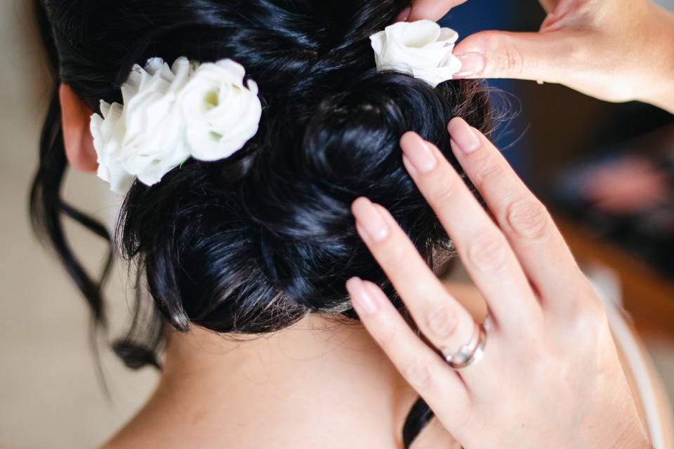 Preparazione sposa