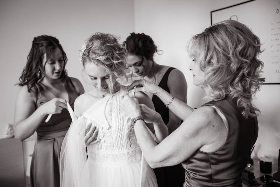 Preparazione sposa