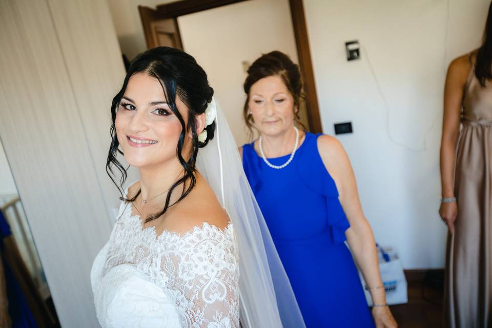 Preparazione sposa