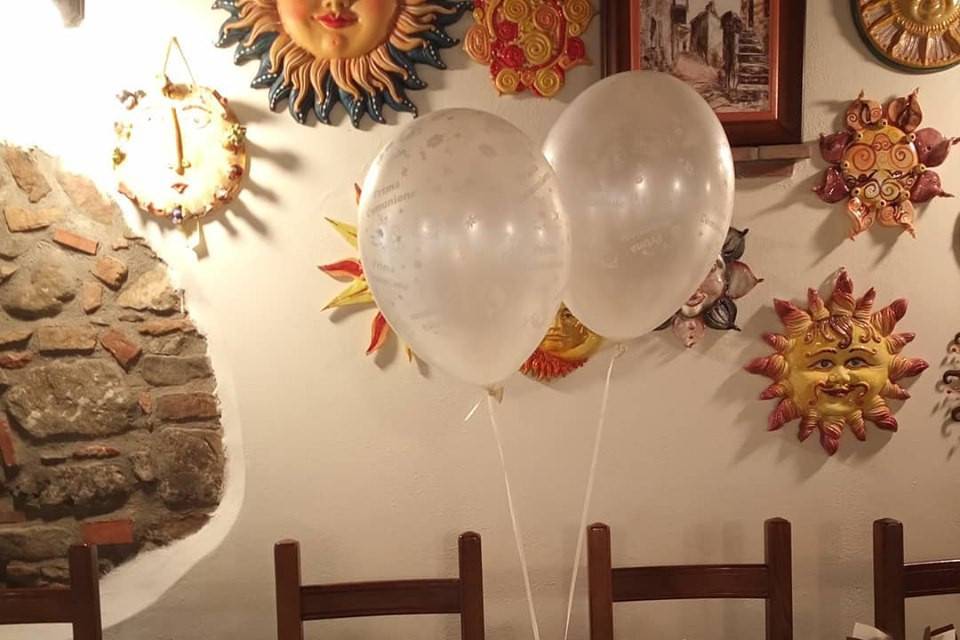 Composizione palloncini