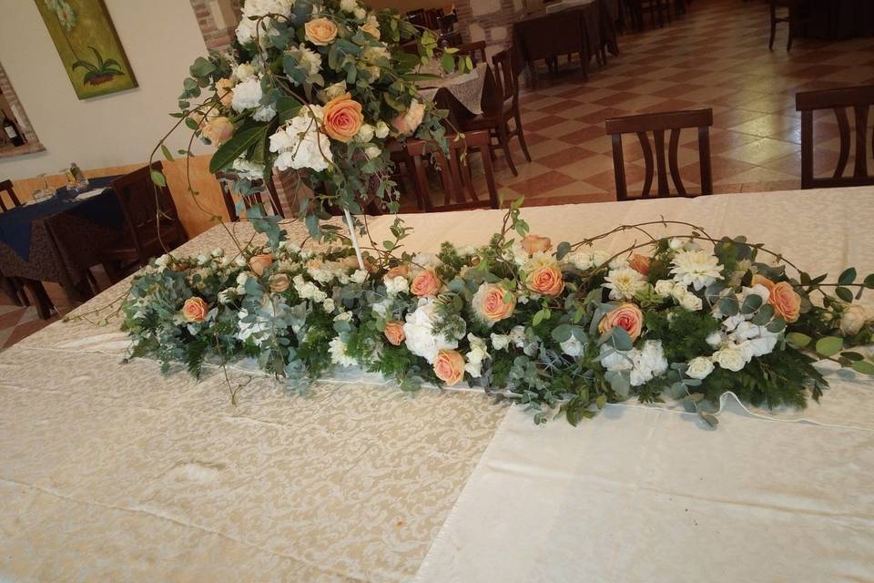 Allestimento stile botanico