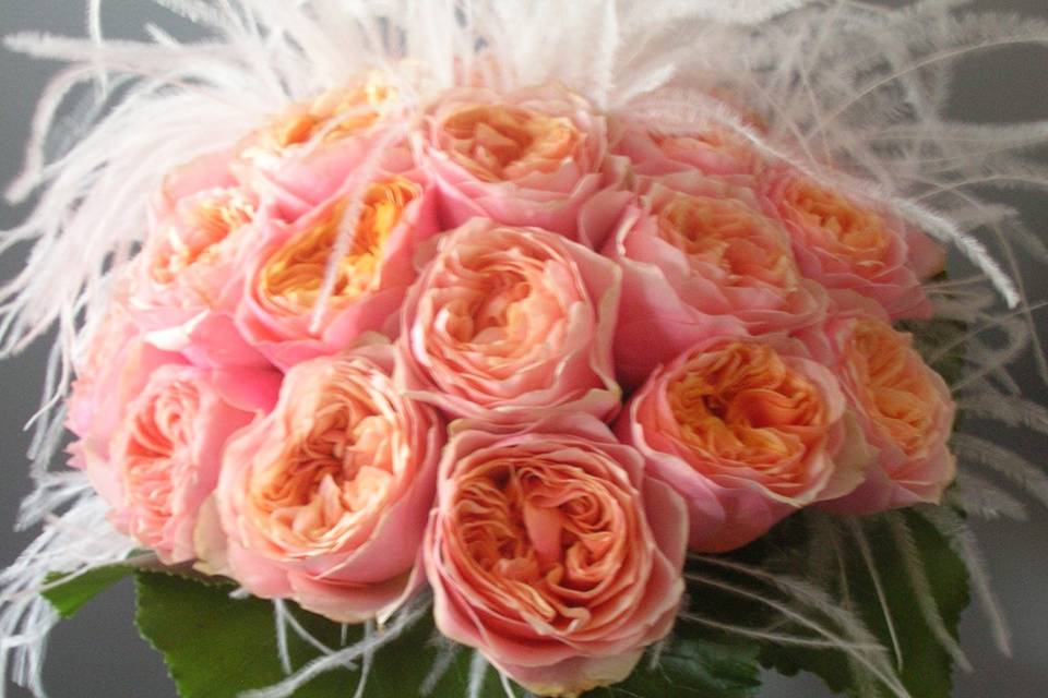 Bouquet rose inglesi