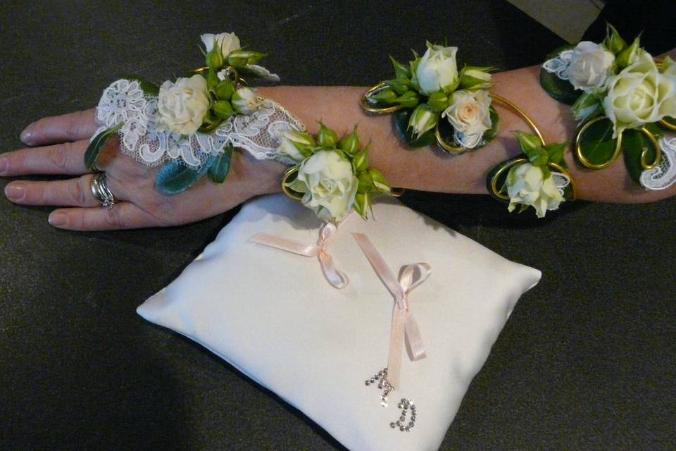 Bracciale vegetale da sposa