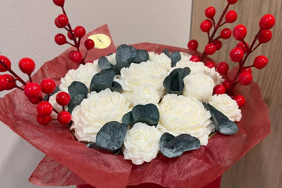 Bouquet di cera profumata