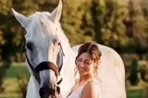 Sposa con cavallo