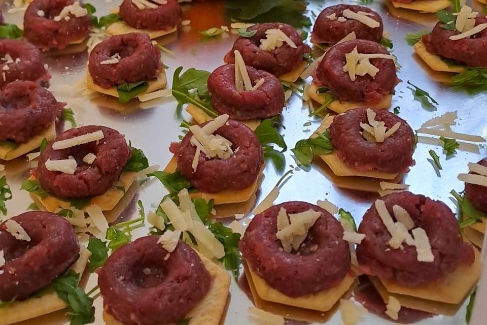 Piccole tartare di carne