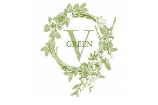 Logo V Green - The Floral Philosophy