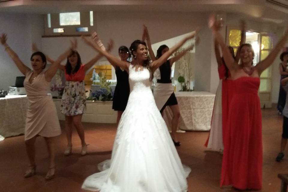 Flash mob sposa