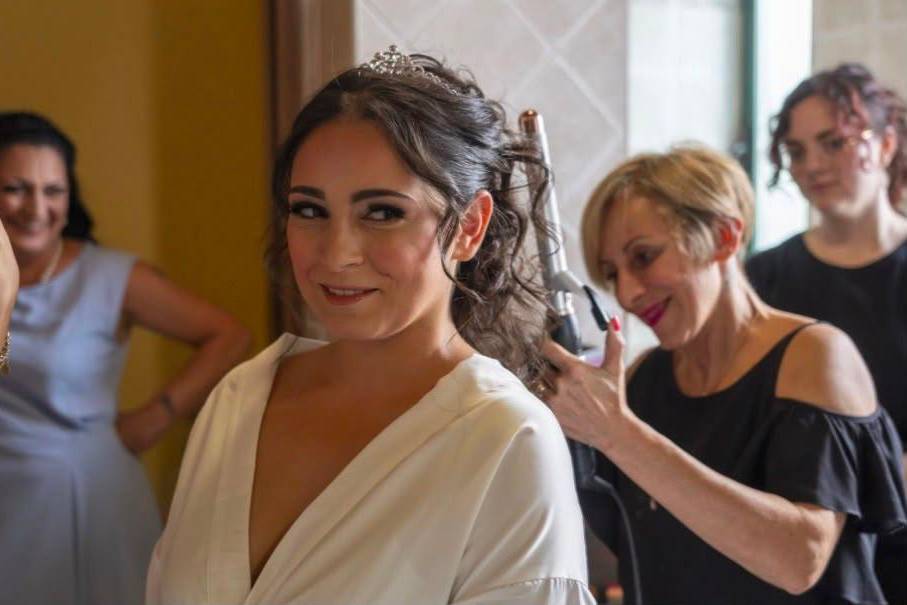Preparazione sposa