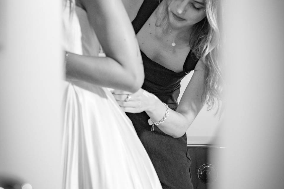 Preparazione sposa