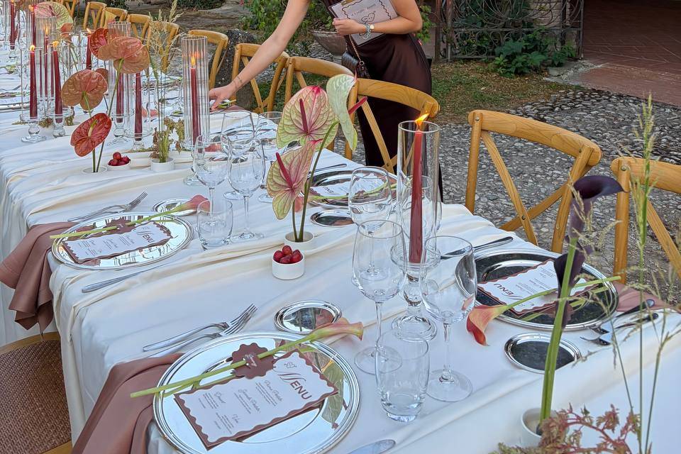 Sistemazione tavola