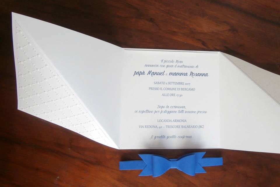 Partecipazione Romantic Bow