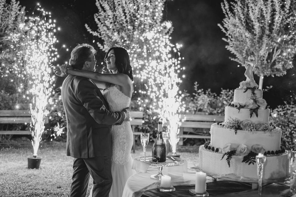 Matrimonio - BW - torta